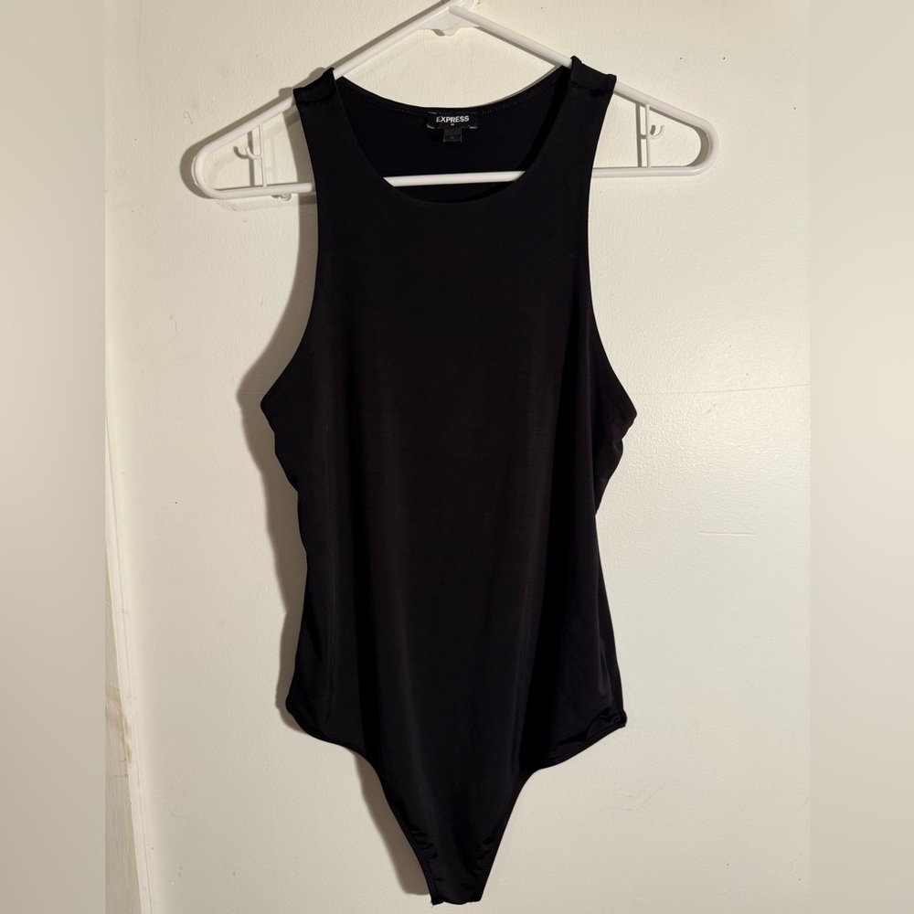 Bundle of two Spandex Highneck Sleeveless Bodysuits from Express. Size Medium